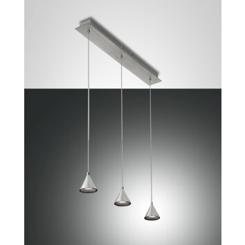 Fabas Luce Delta Pendellampa, Pendelbelysning LED Aluminium, 3-ljuskällor