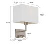 Steinhauer Mexlite Vägglampa LED Beige, 1-ljuskällor