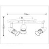 Lucide CARO Taklampa, Takstrålkastare Vit, 3-ljuskällor