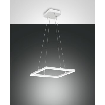 Fabas Luce Bard Pendellampa, Pendelbelysning LED Vit, 1-ljuskällor