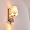 Kublis Vägglampa LED Nickel matt, 2-ljuskällor