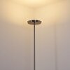 Mjoelby strålkastare, Golvlampa LED Nickel matt, 1-ljuskällor