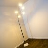 Reality RENNES Golvlampa LED Krom, 5-ljuskällor