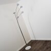 Reality RENNES Golvlampa LED Krom, 5-ljuskällor