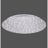 Leuchten Direkt SPARKLE Taklampa LED Nickel matt, 1-ljuskällor, Fjärrkontroll