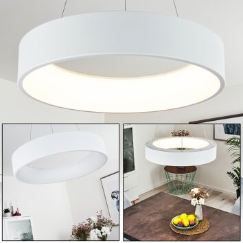 Kampala Pendellampa LED Vit, 1-ljuskällor