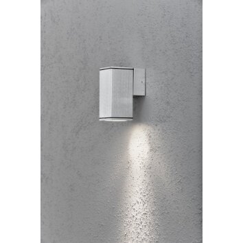 Konstsmide Lampor Monza Vägglampa Aluminium, 1-ljuskällor