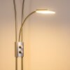 Kimba strålkastare, Golvlampa LED Nickel matt, 3-ljuskällor