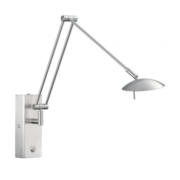 Knapstein Vägglampa LED Nickel matt, 2-ljuskällor