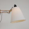 Steinhauer Mexlite Vägglampa Beige, Trä ljus, Svart, 1-ljuskällor