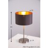 Eglo Maserlo Bordslampa Nickel matt, 1-ljuskällor