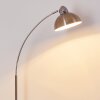 Poitou Golvlampa, Läslampa Nickel matt, 1-ljuskällor