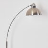 Poitou Golvlampa, Läslampa Nickel matt, 1-ljuskällor