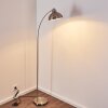 Poitou Golvlampa Nickel matt, 1-ljuskällor