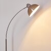 Poitou Golvlampa Nickel matt, 1-ljuskällor