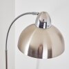 Poitou Golvlampa Nickel matt, 1-ljuskällor