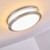 Sora Taklampa LED Nickel matt, Vit, 1-ljuskällor